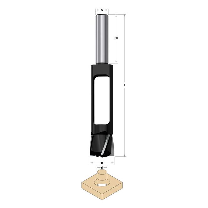 Hovedbilde CMT PLUGGBOR 15mm