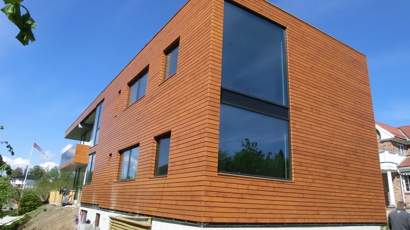 Accoya Kledning med farge SYSTEM 12, pris pr/m²